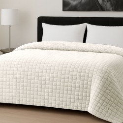 Κουβερτοπάπλωμα Le Blanc Flannel Comfort Υπέρδιπλο 220Χ240 700gsm RIB CUT Ivory Κουβερτοπάπλωμα Le Blanc Flannel Comfort Υπέρδιπλο 220Χ240 700gsm RIB CUT Ivory