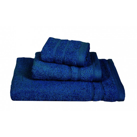 Πετσέτα ΚΟΜΒΟΣ Πεννιέ 500γρ/μ2 Blue Grey Χειρός 30x50 Πετσέτα ΚΟΜΒΟΣ Πεννιέ 500γρ/μ2 Blue Grey Χειρός 30x50