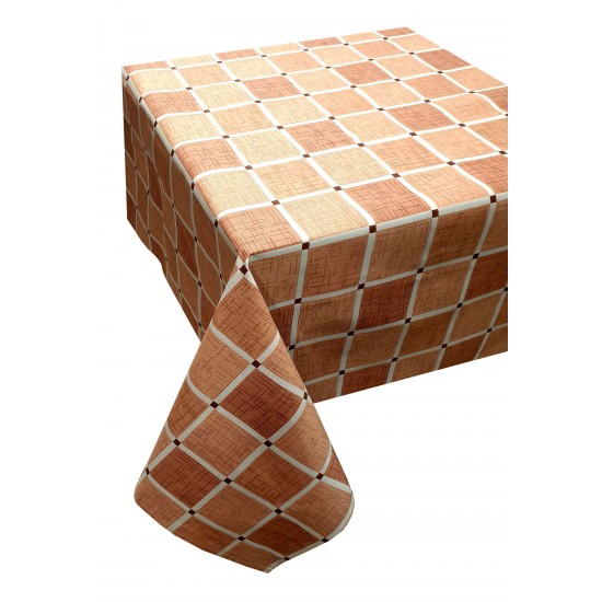 Τραπεζομάντηλο ΚΟΜΒΟΣ Καρό Polycotton Design-2 Beige 140x180 Τραπεζομάντηλο ΚΟΜΒΟΣ Καρό Polycotton Design-2 Beige 140x180