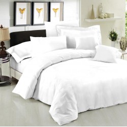 Σεντόνι Μεμονομένο LeBlanc Μονόχρωμο Polycotton 50/50 TC144 White Μονό 170x270 Σεντόνι Μεμονομένο LeBlanc Μονόχρωμο Polycotton 50/50 TC144 White Μονό 170x270