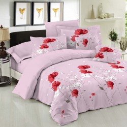 Σετ Κουβερλί Le Blanc Premium Cotton 100% Anemone Pink Μονό 160x240 Σετ Κουβερλί Le Blanc Premium Cotton 100% Anemone Pink Μονό 160x240