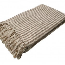 Ριχτάρι Υφαντό ΚΟΜΒΟΣ Βαμβακερό Ινδίας 1Θ Natural - Beige 180x180 Ριχτάρι Υφαντό ΚΟΜΒΟΣ Βαμβακερό Ινδίας 1Θ Natural - Beige 180x180