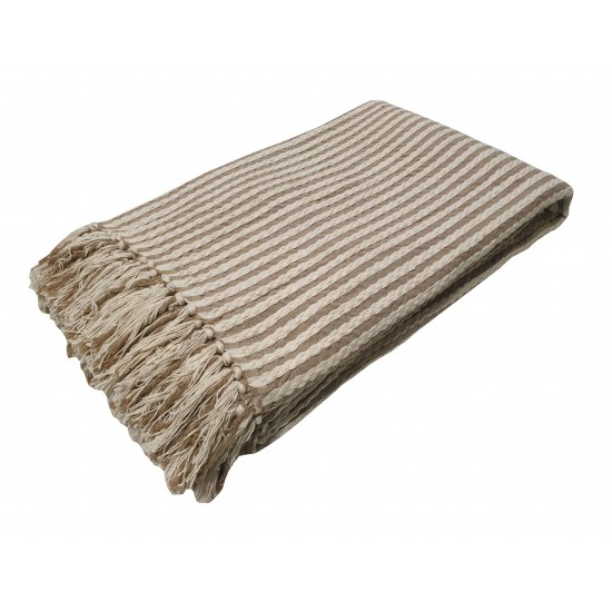 Ριχτάρι Υφαντό ΚΟΜΒΟΣ Βαμβακερό Ινδίας 1Θ Natural - Beige 180x180 Ριχτάρι Υφαντό ΚΟΜΒΟΣ Βαμβακερό Ινδίας 1Θ Natural - Beige 180x180