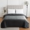 Κουβέρτα Le Blanc Βελουτέ 550gr Μονή 160x220 Grey