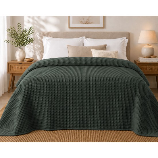 Κουβέρτα Πικέ Le Blanc Sanforized New Cotton Rich Υπέρδιπλη 230x250 Grey Κουβέρτα Πικέ Le Blanc Sanforized New Cotton Rich Υπέρδιπλη 230x250 Grey