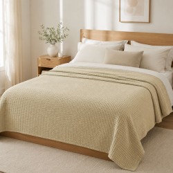 Κουβέρτα Πικέ LeBlanc Reactive Sanforized Cotton 100% Μονή 160x240 Cuppuccino Κουβέρτα Πικέ LeBlanc Reactive Sanforized Cotton 100% Μονή 160x240 Cuppuccino