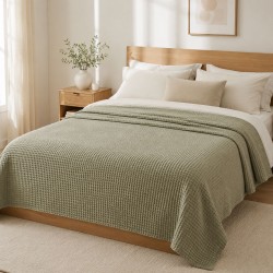 Κουβέρτα Πικέ LeBlanc Reactive Sanforized Cotton 100% Μονή 160x240 Grey Κουβέρτα Πικέ LeBlanc Reactive Sanforized Cotton 100% Μονή 160x240 Grey
