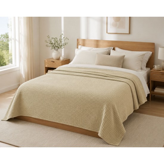 Κουβέρτα Πικέ LeBlanc Reactive Sanforized Cotton 100% Υπέρδιπλη 230x250 Cuppuccino Κουβέρτα Πικέ LeBlanc Reactive Sanforized Cotton 100% Υπέρδιπλη 230x250 Cuppuccino
