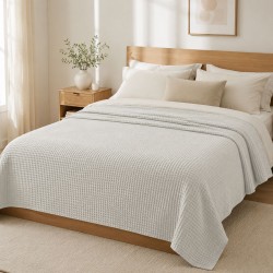 Κουβέρτα Πικέ LeBlanc Reactive Sanforized Cotton 100% Υπέρδιπλη 230x250 White Κουβέρτα Πικέ LeBlanc Reactive Sanforized Cotton 100% Υπέρδιπλη 230x250 White
