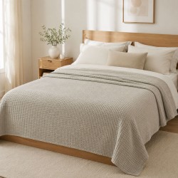 Κουβέρτα Πικέ LeBlanc Reactive Sanforized Cotton 100% Υπέρδιπλη 230x250 Light Grey Κουβέρτα Πικέ LeBlanc Reactive Sanforized Cotton 100% Υπέρδιπλη 230x250 Light Grey