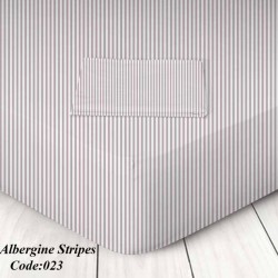 Μεμονωμένο Σεντόνι Υπέρδιπλο 160 x 200+25 Marwa Ριγέ Albergine 023 Μεμονωμένο Σεντόνι Υπέρδιπλο 160 x 200+25 Marwa Ριγέ Albergine 023
