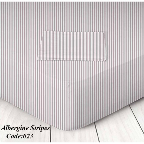 Μεμονωμένο Σεντόνι Υπέρδιπλο 160 x 200+25 Marwa Ριγέ Albergine 023 Μεμονωμένο Σεντόνι Υπέρδιπλο 160 x 200+25 Marwa Ριγέ Albergine 023