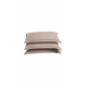 Ζεύγος Μαξιλαροθήκες 50×70cm Melios Home Mπεζ Σκούρο Ζεύγος Μαξιλαροθήκες 50×70cm Melios Home Mπεζ Σκούρο