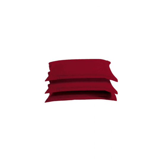 Ζεύγος Μαξιλαροθήκες 50×70cm  Melios Home  Μπορντό