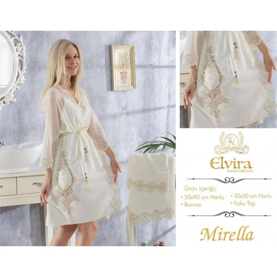 Σετ 3τεμ Μπουρνούζι +Πετσέτες Royal 400γρ/τμ Mirella Σετ 3τεμ Μπουρνούζι +Πετσέτες Royal 400γρ/τμ Mirella