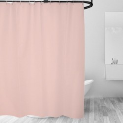 Κουρτίνα Μπάνιου 180x180cm Υφασμάτινη Αδιάβροχη Ροζ Κουρτίνα Μπάνιου 180x180cm Υφασμάτινη Αδιάβροχη Ροζ