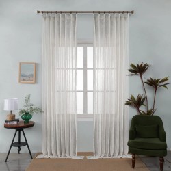 Ετοιμη Κουρτίνα Με Τρέσα Τεμάχιο 270Χ280cm 6041-14 Εκρού Ετοιμη Κουρτίνα Με Τρέσα Τεμάχιο 270Χ280cm 6041-14 Εκρού