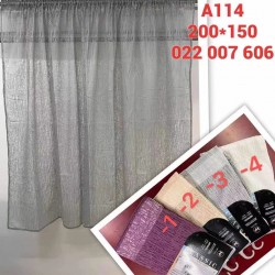 Ετοιμη Κουρτίνα κουζίνας Με Τρέσα Τεμάχιο 200Χ150cm A114 Ετοιμη Κουρτίνα κουζίνας Με Τρέσα Τεμάχιο 200Χ150cm A114