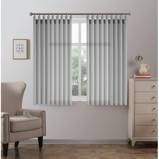 Ετοιμη Κουρτίνα Με Τρέσα Τεμάχιο 200Χ145cm Α6030-3 Ετοιμη Κουρτίνα Με Τρέσα Τεμάχιο 200Χ145cm Α6030-3