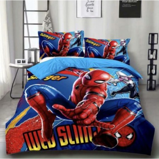 Σετ Σεντόνια Μονά με Λάστιχο 100x200x25 Spiderman 980 Σετ Σεντόνια Μονά με Λάστιχο 100x200x25 Spiderman 980