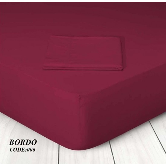 Μεμονωμένο Σεντόνι Μονό 160x250 Marwa 006 Bordo 71160563
