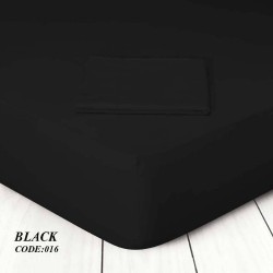 Μεμονωμένο Σεντόνι Υπέρδιπλο 220x260 Χωρίς Λάστιχο Marwa 016 Μαύρο Μεμονωμένο Σεντόνι Υπέρδιπλο 220x260 Χωρίς Λάστιχο Marwa 016 Μαύρο