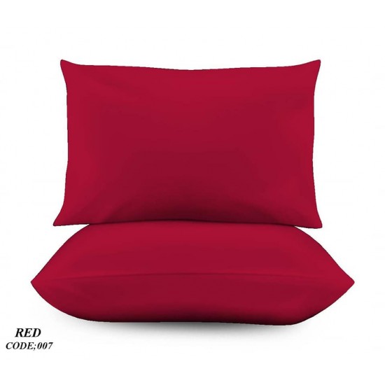 Σετ Μαξιλαροθήκες 50x70 Marwa 007 Red