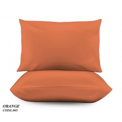 Σετ Μαξιλαροθήκες 50x70 Marwa 005 Orange Σετ Μαξιλαροθήκες 50x70 Marwa 005 Orange