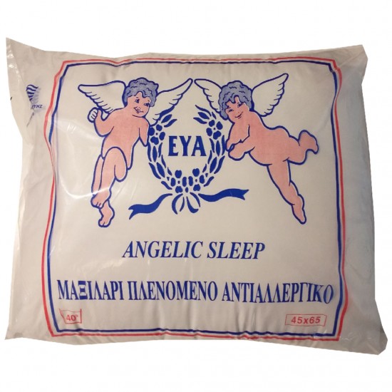 Μαξιλάρι ύπνου Λευκό Μαλακό 45x65 Melios Home 650gr Eva