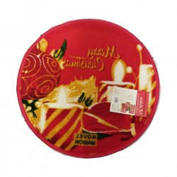 Χαλάκι στρόγγυλο Christmas 65x65 No-13