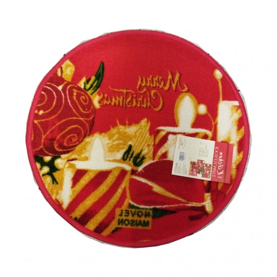 Χαλάκι στρόγγυλο Christmas 65x65 No-13